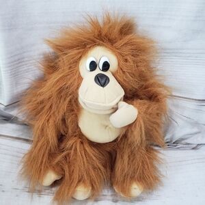 Vintage Play by Play Orangutan Plush Stuffed Toy 10 Inch 1993 Rare Sucking Thumb